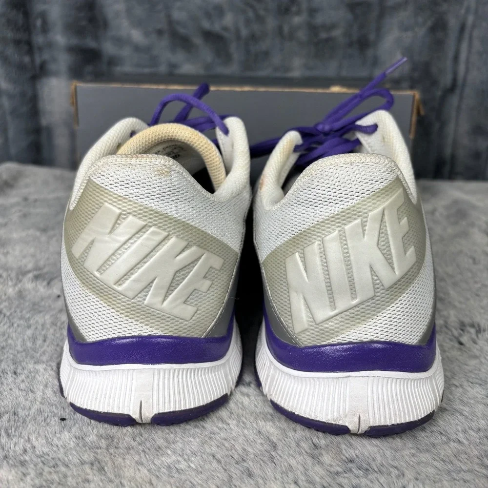 Nike Free 5.0 NikeID Mens Training Shoes White Purple Gold 535990-991 Size 14